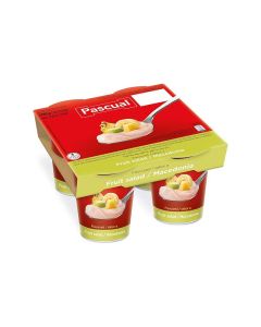 Yogur  Pasteuriz Sabor Macedonia Pascual 120gr (post lact)