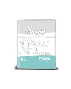 Pañal para Adultos ECO Mediana Sleepy Sensitive Bolsa x 16 unid