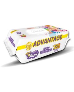 Toallitas Humedas para Bebe Advantage Sleepy Bolsax120unid