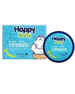 Crema p/Bebe contra Erupcion c/Oxido Zinc+Vitamina E+d-Panthenol 40 g Happy Baby