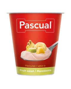 Yogur  Pasteuriz Sabor Macedonia Pascual 120gr (post lact)