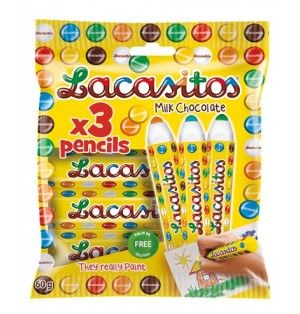 Chocolates Lapiz Lacasitos Pack 3 X 20 G