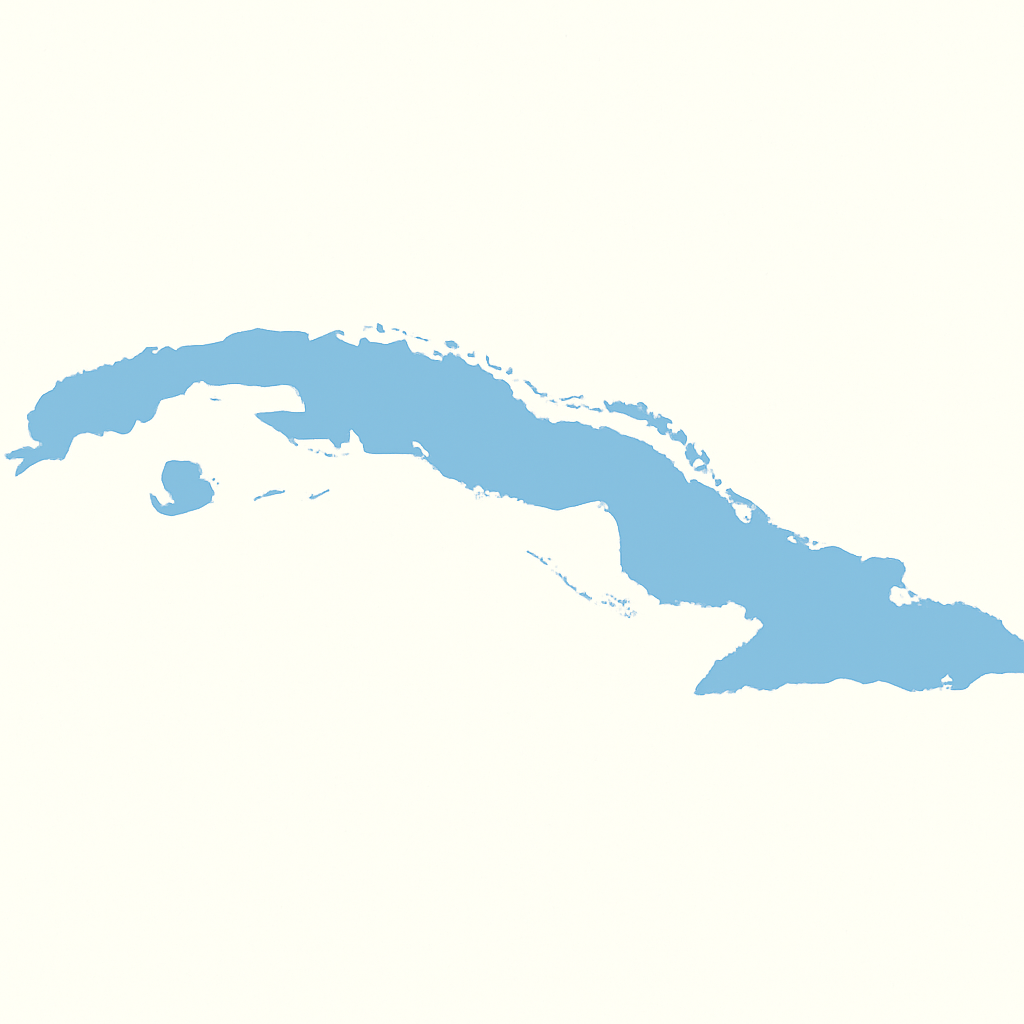Mapa de Cuba